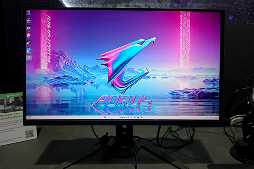 画像ギャラリー No.007のサムネイル画像 / デュアルモード4K液晶や500Hz表示対応の量子ドット有機ELディスプレイなど,今秋発売を予定するGIGABYTEの注目ディスプレイ