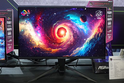 画像ギャラリー No.004のサムネイル画像 / 日本販売も視野に入れたASRockのゲーマー向け有機ELディスプレイは価格対スペック比に優れる