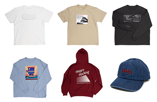画像ギャラリー No.002のサムネイル画像 / 「Happy Hacking Keyboard」シリーズとZOZOTOWNのコラボアパレルが登場。本日より受注販売をスタート