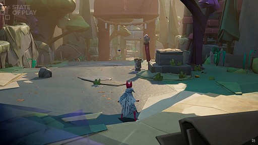 画像ギャラリー No.001のサムネイル画像 / 自分の姿をさまざまな折り紙の形に変えながら冒険する。アクションゲーム「Hirogami」,PS5向けに9月3日に発売決定