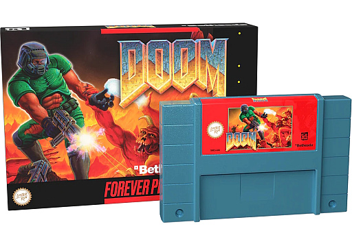 画像ギャラリー No.001のサムネイル画像 / 約30年の時を経て,SNES向け「DOOM」の特別版がLimited Run Gamesから登場。新設計基板採用の“完全版”