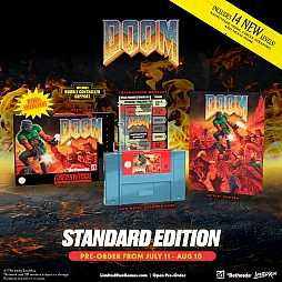 画像ギャラリー No.003のサムネイル画像 / 約30年の時を経て,SNES向け「DOOM」の特別版がLimited Run Gamesから登場。新設計基板採用の“完全版”