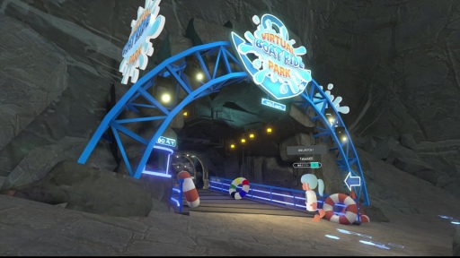 画像ギャラリー No.005のサムネイル画像 / TGS 2022のVR会場にボートレース場がオープン! ゲームのように演出されたVR空間をモーターボートで駆け抜けてきた