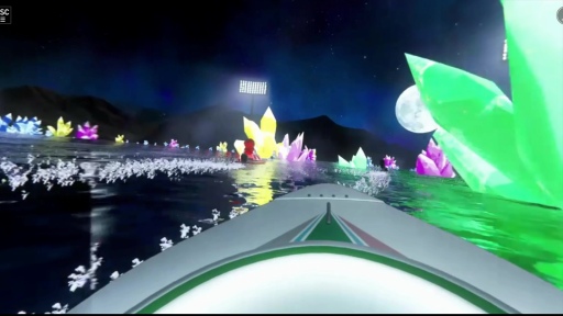 画像ギャラリー No.011のサムネイル画像 / TGS 2022のVR会場にボートレース場がオープン! ゲームのように演出されたVR空間をモーターボートで駆け抜けてきた
