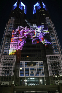 ���������꡼ No.009�Υ���ͥ������ / �����ģ�����̤򥬥���ब�Ĳ�̵�Ԥ����Ӳ�롣�ץ������������ޥåԥ󥰡�TOKYO Night & Light�פˤơ���TOKYO GUNDAM IN THE FUTURE�׾����