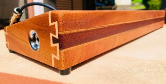 画像ギャラリー No.012のサムネイル画像 / 木目も美しい木製スーパーファミコン筐体の自作過程が公開される。実際にゲームも遊べる優れもの