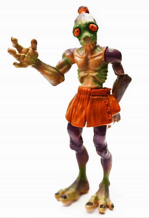 画像ギャラリー No.001のサムネイル画像 / 異彩を放ったPS向けソフト「エイブ・ア・ゴーゴー」,主人公のエイブがアクションフィギュアになって帰ってくる