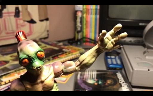 画像ギャラリー No.004のサムネイル画像 / 異彩を放ったPS向けソフト「エイブ・ア・ゴーゴー」,主人公のエイブがアクションフィギュアになって帰ってくる