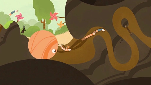 画像ギャラリー No.004のサムネイル画像 / 最大6人で遊べるミミズレースゲーム「RaceWorms」,1月27日にSteamでリリース決定